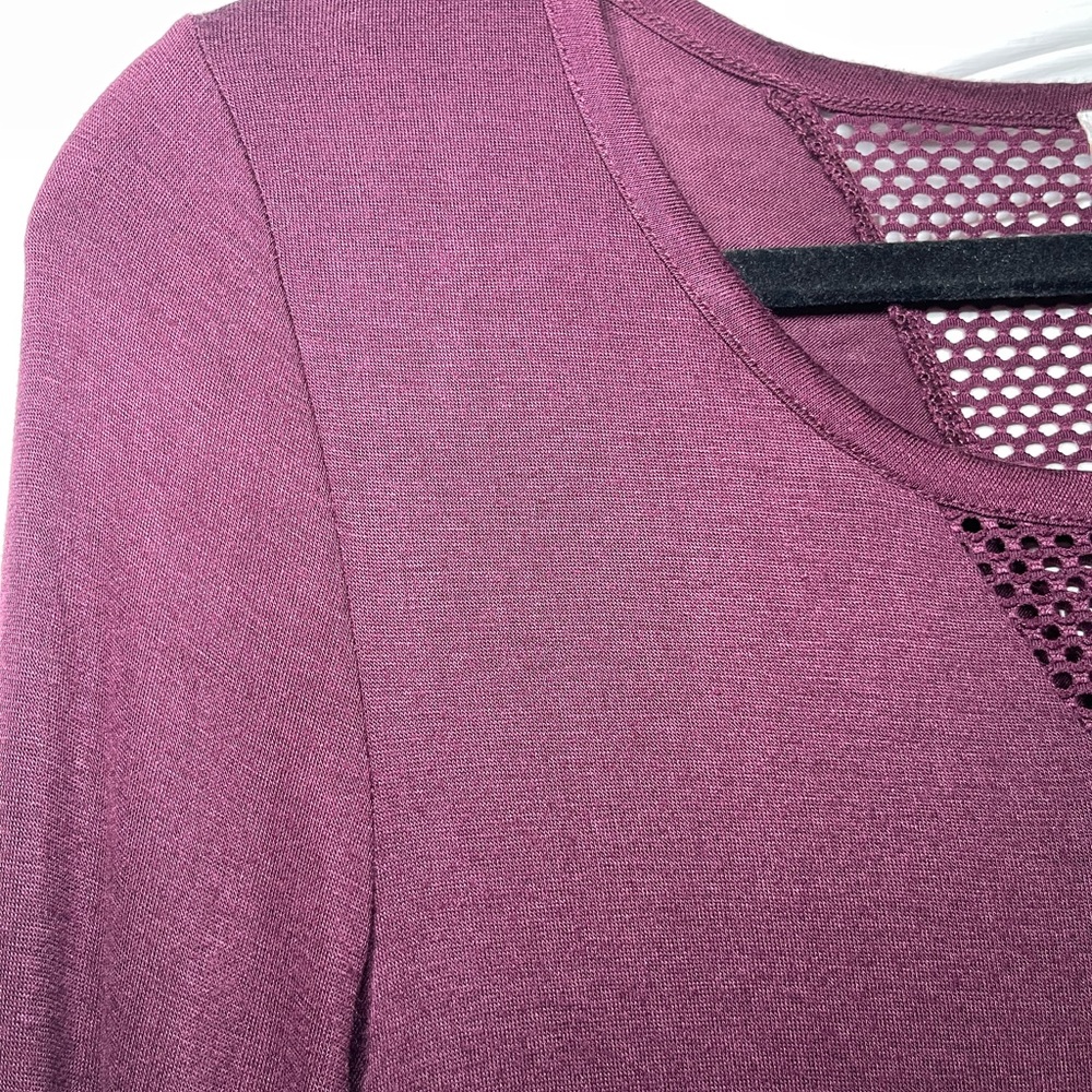 Glitz Women's Long Sleeve Purple Knit Top - Picture 3 of 12